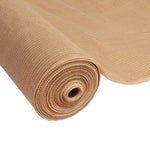 50% Shade Cloth 1.83x50m Shadecloth Sail Heavy Duty Beige/Black