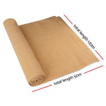 50% Shade Cloth 1.83x50m Shadecloth Sail Heavy Duty Beige/Black