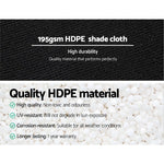 90% Shade Cloth 3.66X20M Shadecloth Sail Heavy Duty Black