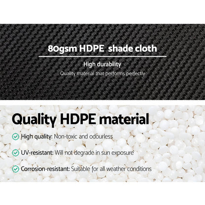 30% Shade Cloth 3.66X30M Shadecloth Wide Heavy Duty Black