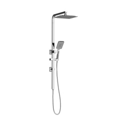 10" Rain Shower Head Set Square 3-Mode Handheld Shower Rail Set