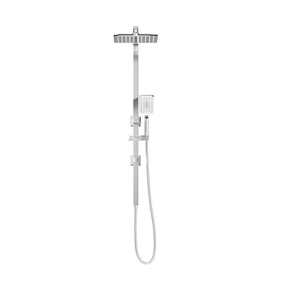 10" Rain Shower Head Set Square 3-Mode Handheld Shower Rail Set
