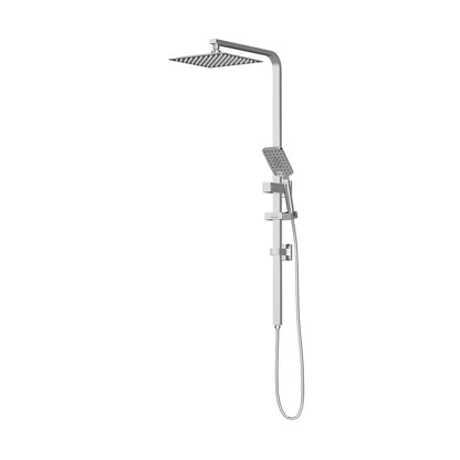 10" Rain Shower Head Set Square 3-Mode Handheld Shower Rail Set