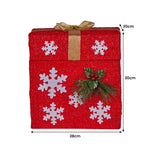 Animated Santa Gift Box LED Christmas Tree Decoration Xmas Ornament