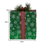 Animated Elf in a Gift Box LED Lights Christmas Tree Decoration Ornament Xmas