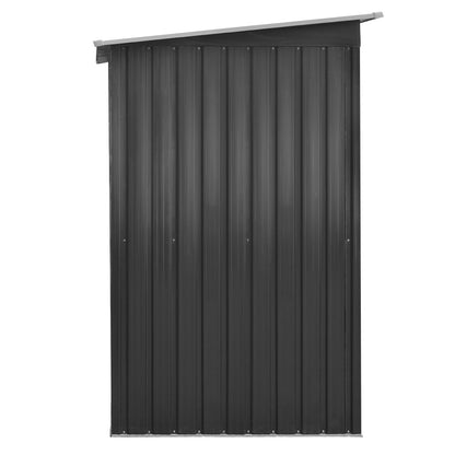 2.38X1.31M Metal Garden Shed With Sliding Door