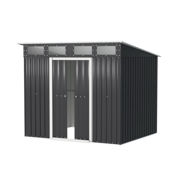  Garden Shed 2.38X1.99M Outdoor Storage Tool Workshop House Shelter