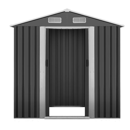 1.96X1.32M Outdoor Garden Shed With Sliding Door
