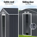 Garden Shed Outdoor Storage 2.15X1.3M Tool Workshop House Shelter Sliding Door