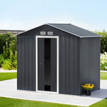 Garden Shed Outdoor Storage 2.15X1.3M Tool Workshop House Shelter Sliding Door