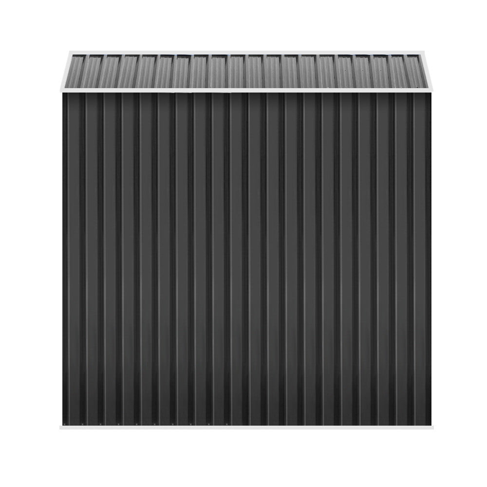 Garden Shed 2.58X2.07M W/Metal Base Sheds Outdoor Storage Double Door