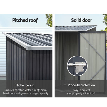 Garden Shed 0.99X1.04M Sheds Outdoor Tool Storage Workshop House Steel