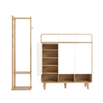 Shoe Cabinet Bamboo Clothes Rack Set 30 Pairs | HomeAndLivin