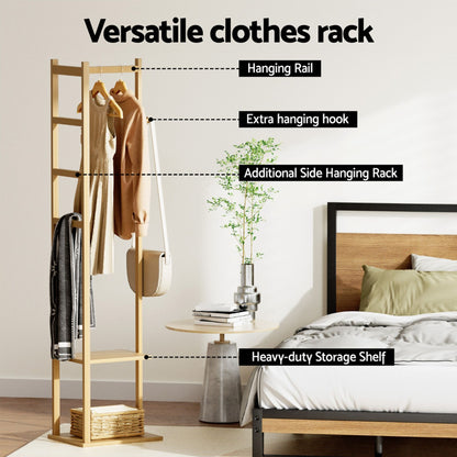 Shoe Cabinet Bamboo Clothes Rack Set 30 Pairs | HomeAndLivin - 8