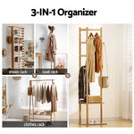 Shoe Cabinet Bamboo Clothes Rack Set 30 Pairs | HomeAndLivin