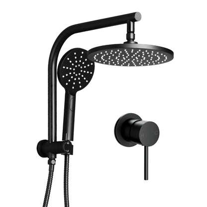 9-Inch Rain Shower Head Set Handheld Chrome | HomeAndLiving