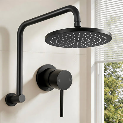 9 Inch Rain Shower Head Wall Mixer Combo | Home & Living