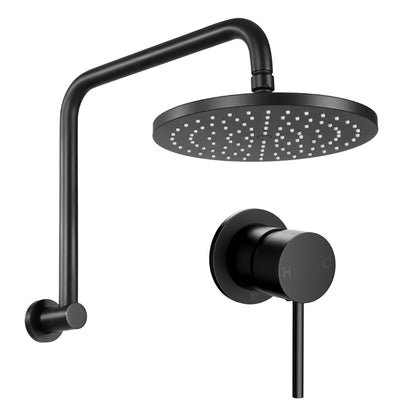 9 Inch Rain Shower Head Wall Mixer Combo | Home & Living