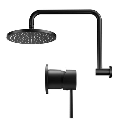 9 Inch Rain Shower Head Wall Mixer Combo | Home & Living