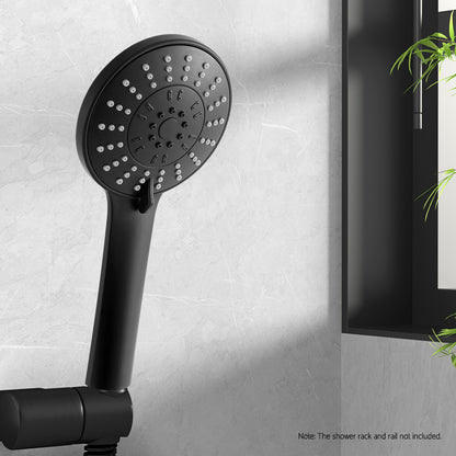 Powerful Round/Square Black/Silver High Pressure Shower Head