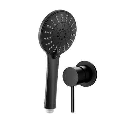 Handheld Shower Head 4.5" Round 5 Spray | Home & Living - 2