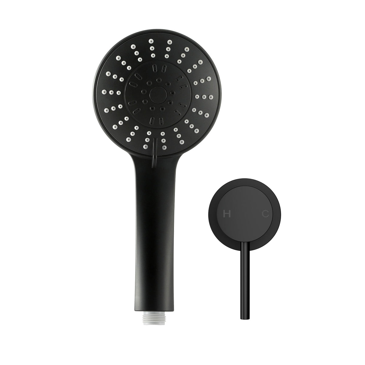 Handheld Shower Head 4.5" Round 5 Spray | Home & Living - 4