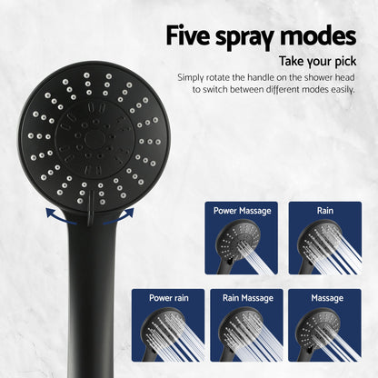 Handheld Shower Head 4.5" 5 Spray Modes | Home & Living - 6