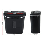12L Cross-Cut Shredder 8-Sheet Paper Home Office Credit Card