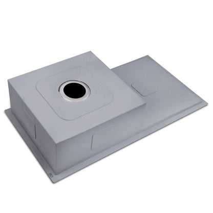 Kitchen Sink 87X45Cm Stainless Steel Basin Single Bowl Laundry Silver