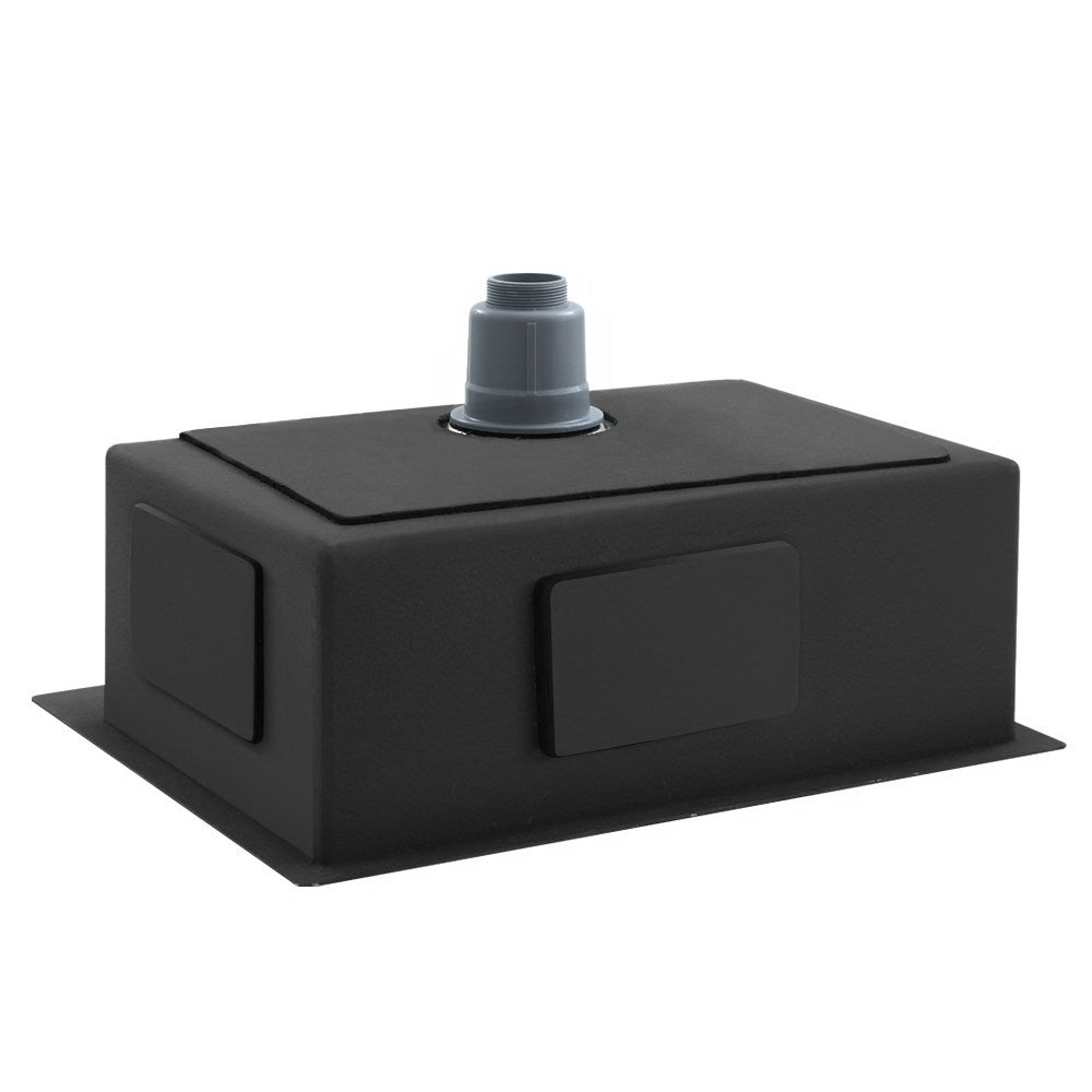 60Cm X 45Cm Stainless Steel Kitchen Sink Flush/Drop-In Mount Silver
