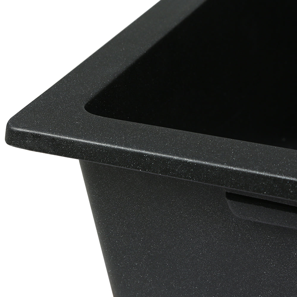 Kitchen Sink 80X48Cm Granite Stone Kitchen Sinks In Black