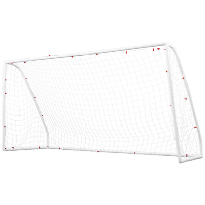 12FT Soccer Goal Net Portable UPVC Frame PE Mesh for Backyard Training