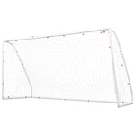 12FT Soccer Goal Net Portable UPVC Frame PE Mesh for Backyard Training
