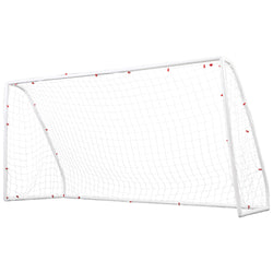 12FT Soccer Goal Net Portable UPVC Frame PE Mesh for Backyard Training