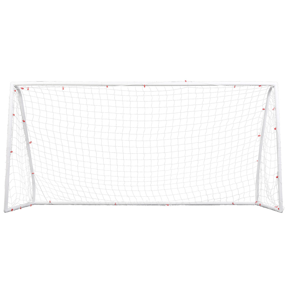 12FT Soccer Goal Net Portable UPVC Frame PE Mesh for Backyard Training