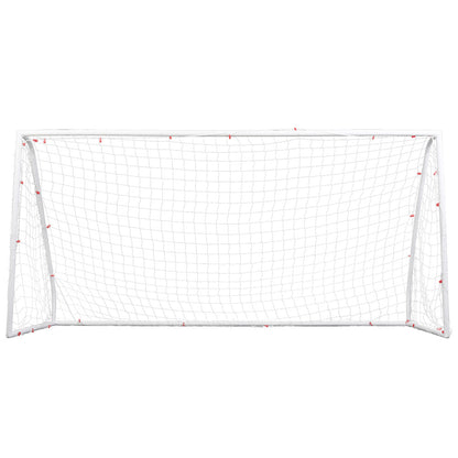 12FT Soccer Goal Net Portable UPVC Frame PE Mesh for Backyard Training