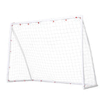 8FT Soccer Goal Net Portable UPVC Frame PE Mesh for Backyard Training