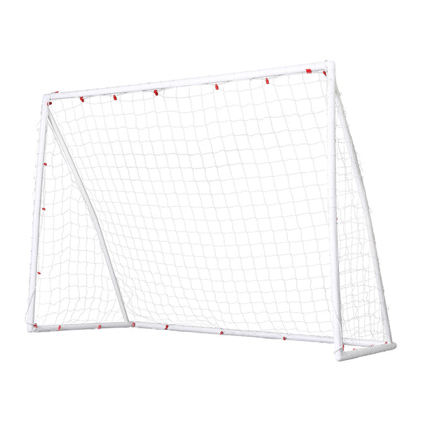  8FT Soccer Goal Net Portable UPVC Frame PE Mesh for Backyard Training