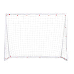 8FT Soccer Goal Net Portable UPVC Frame PE Mesh for Backyard Training