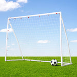 8FT Soccer Goal Net Portable UPVC Frame PE Mesh for Backyard Training
