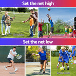 3.6M Badminton Tennis Net Portable Volleyball Kit Adjustable Height