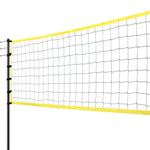 9M Portable Volleyball Net Set with Ball Boundary Lines Badminton Tennis