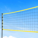 9M Portable Volleyball Net Set with Ball Boundary Lines Badminton Tennis