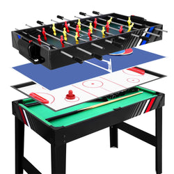 4-In-1 Games Table Soccer Foosball Pool Tennis Air Hockey