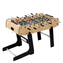 Foldable 4Ft Soccer Table Foosball Football Game