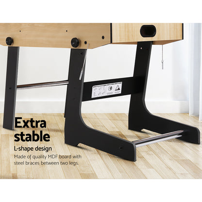 Foldable 4Ft Soccer Table Foosball Football Game