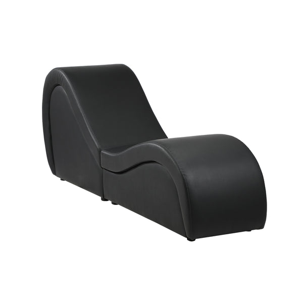  Sofa Love Seat Chaise Lounge Couples Yoga Bed Black