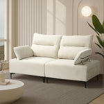 2 Seater Love Seat Couch Sofa Lounge Side Pocket Armrest