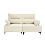 2 Seater Love Seat Couch Sofa Lounge Side Pocket Armrest