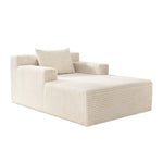 Chaise Chair Corduroy Single Sofa Couch